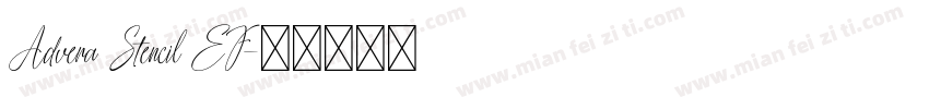 Advera Stencil EF字体转换
